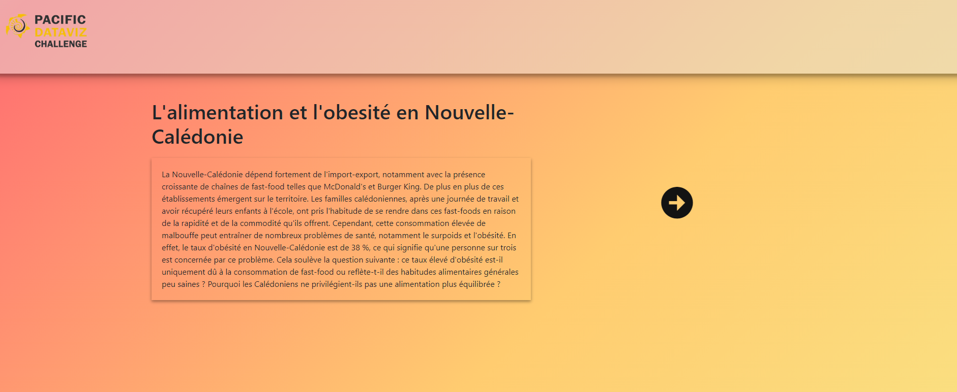 L'alimentation et l'obésité en Nouvelle-Calédonie